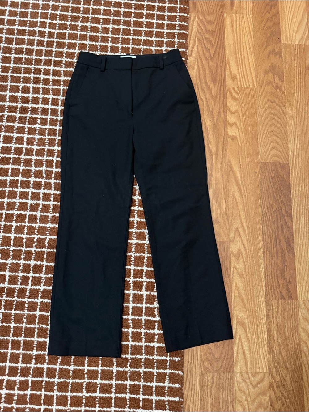& Other Stories Black Straight-Leg Dress Pants